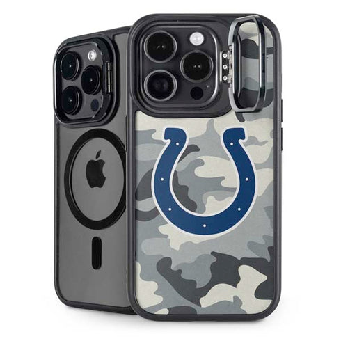 NFL Indianapolis Colts Camo iPhone 15 Pro Kickstand Case